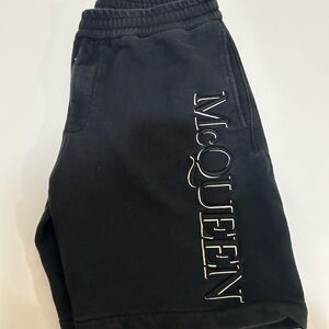 Alexander McQueen Black Shorts
